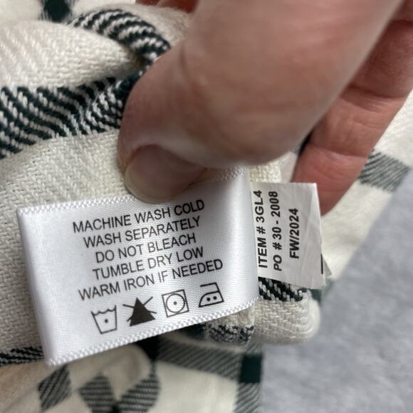 Orvis Heavy Twill Shacket Mens XXL Green Check Cotton Classic Fit Shirt Jacket - Picture 6 of 8